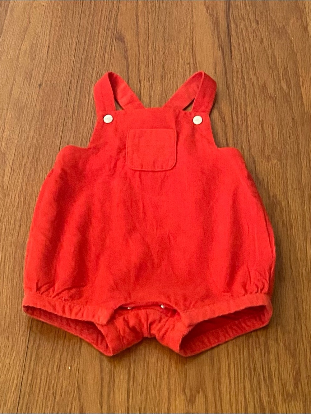 Jacadi Baby Corduroy Romper Overalls